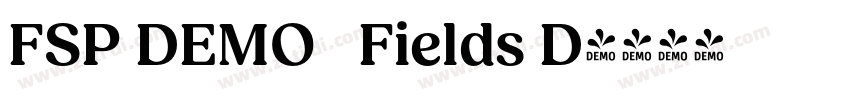 FSP DEMO   Fields D字体转换